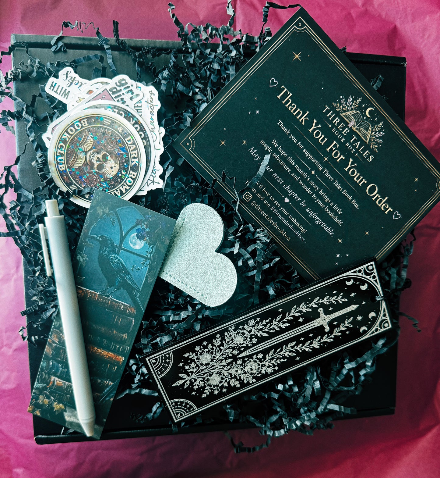 September Themed Book Box — The Scars Within + The Darkness Within